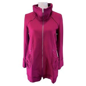 Neon Buddha Pink Sweatshirt Jacket XS X-Small